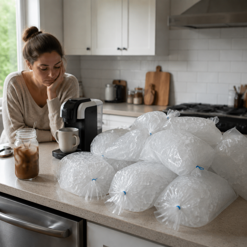 What\'s the True Cost of Relying on Bagged Ice for Daily Iced Coffee?
