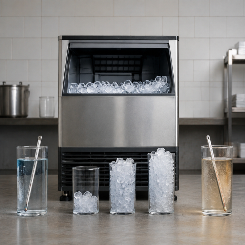 How Water Temperature Changes Your Ice Maker's Hourly Production