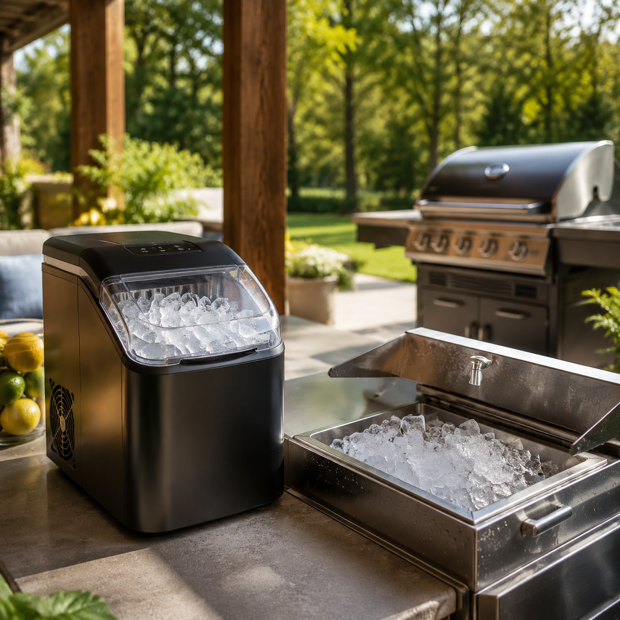 How to Prevent Ice from Picking Up Grill Smoke Smell at Outdoor Cookouts